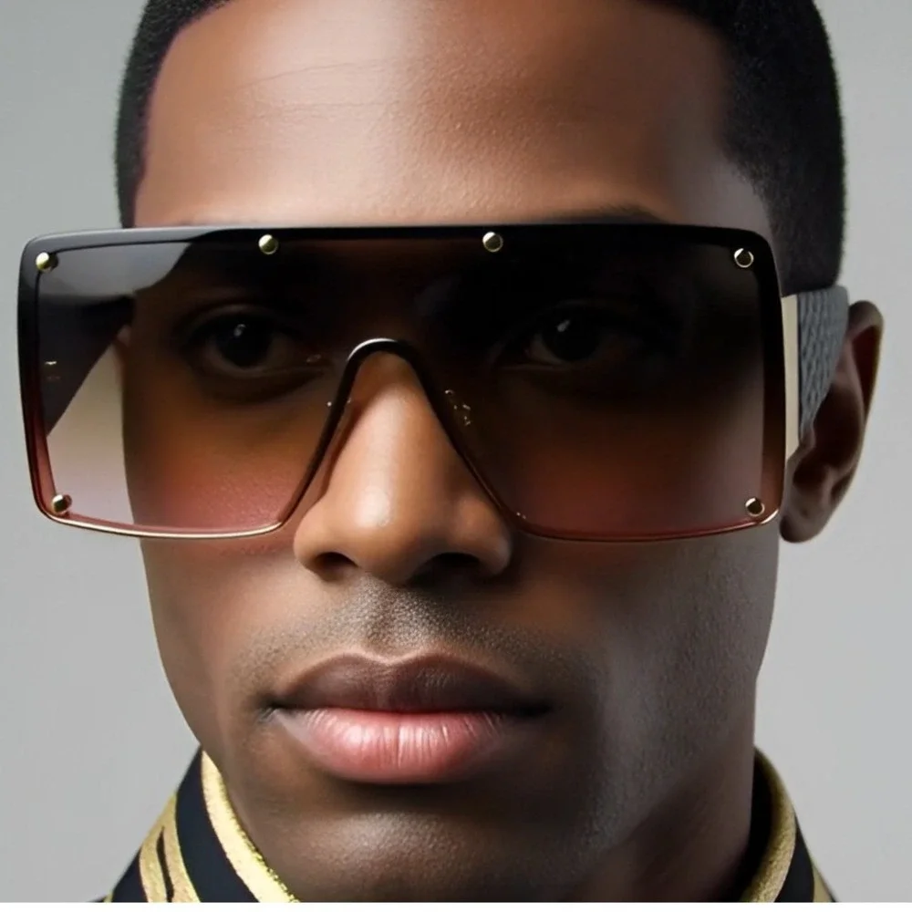 Futuristic Modern Contemporary‎ Retro Party SUN GLASSES Sleek Lentes Gafas 2026